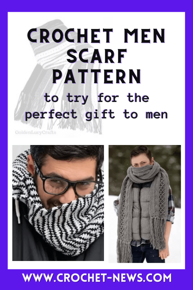 crocchet men scarf pattern.