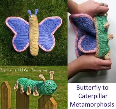 Crochet Caterpillar Toy Pattern by Cute Crochet By Steph