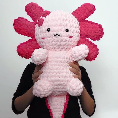 Crochet Chunky Axolotl Pattern by Lenn's Craft