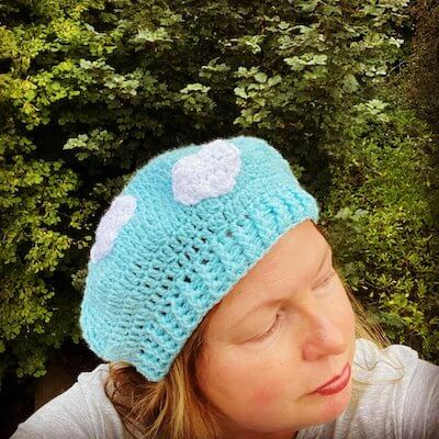 Crochet Cloud Beret Pattern by Joanne Johncey