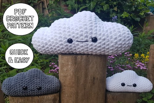 Crochet Cloud Pattern by Cult Crochet