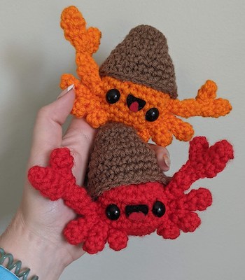 Crochet Hermit Crab Pattern by Outlaw Heart Creations