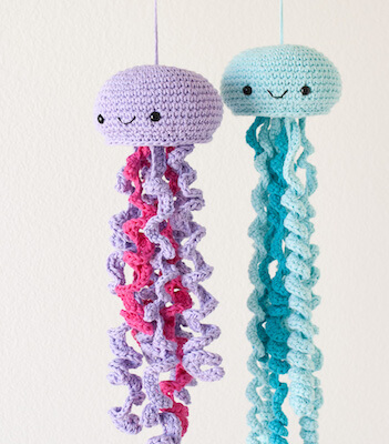 Crochet Jellyfish Pattern by One Dog Woof