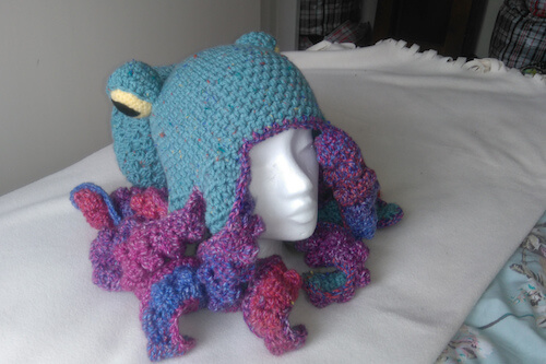 Crochet Octopus Hat Pattern by Abnormal Crocheter