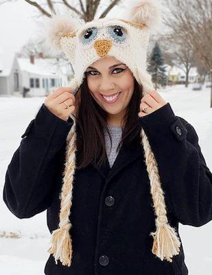 Crochet Owl Be Warm Hat Pattern by Yarnutopia