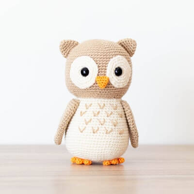 Crochet Owl Pattern by Bunnies And Yarn