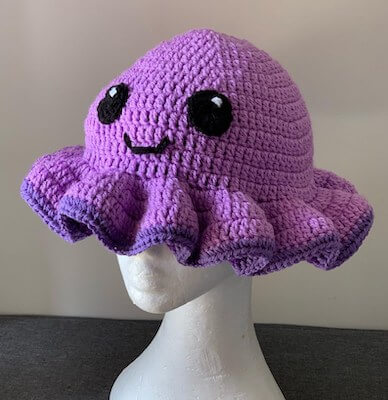 Crochet Reversible Octopus Hat Pattern by Die Hard Designz