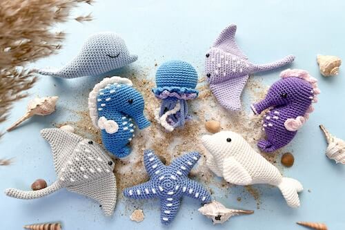Crochet Sea Creatures Pattern by RNata