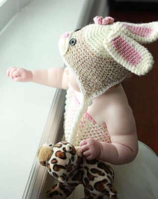 Crochet Sock Bunny Hat Pattern by Pretty Darn Adorable