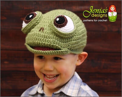 Crochet Turtle Hat Pattern by Jenia's Designs