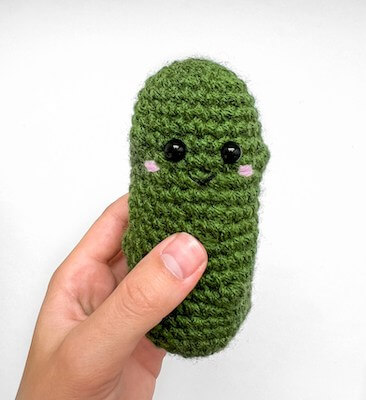 Easy Crochet Pickle Pattern by Patterns By Palena