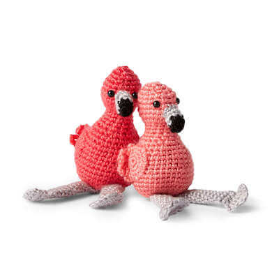 Fiona And Fred Crochet Flamingo Pattern by Red Heart