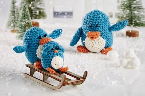 Free Crochet Penguin Pattern by Gathered