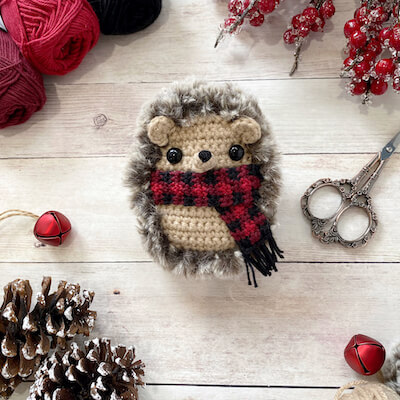 Happy Hedgehog Free Crochet Animal Pattern by Spin A Yarn Crochet
