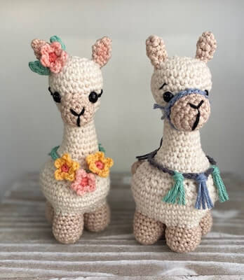 Llama Crochet Animal Pattern by Cloud 9 Knots