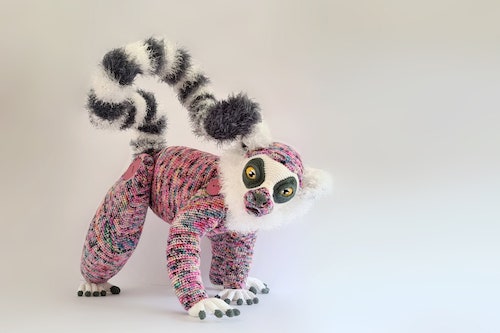 Lunar, The Lemur Life Sized Crochet Pattern by Projectarian