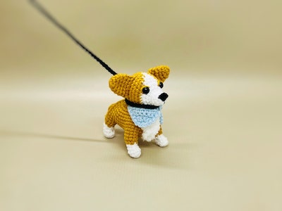 Mini Corgi Crochet Pattern by Fluffy Tummy