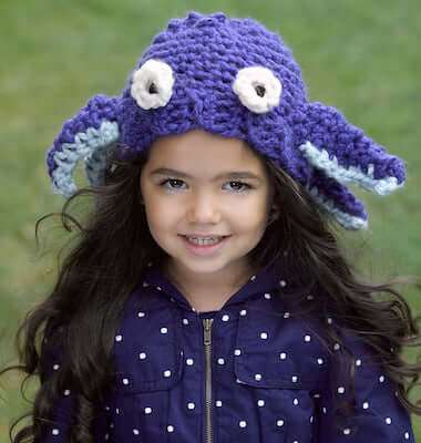 Octopus Hat Crochet Pattern by Lion Brand