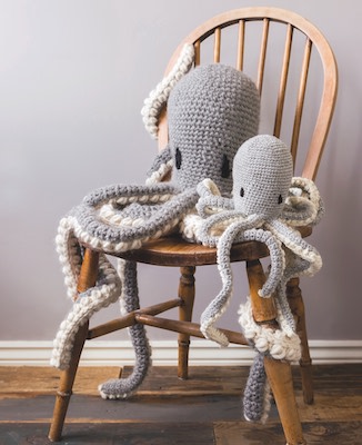 Oliver Octopus And Baby Crochet Pattern by Cut Out And Keep