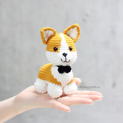 Oliver, The Corgi Crochet Pattern by Piki Craft