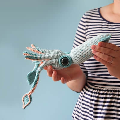 Percy, The Squid Amigurumi Pattern by Irene Strange