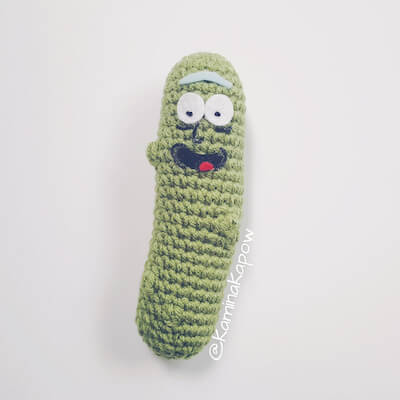 Pickle Rick Crochet Pattern by Kamina Kapow