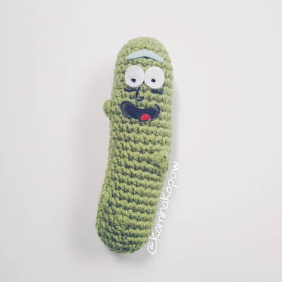 Crochet Pickle Rick Plush Pattern — Summerbug Crafts