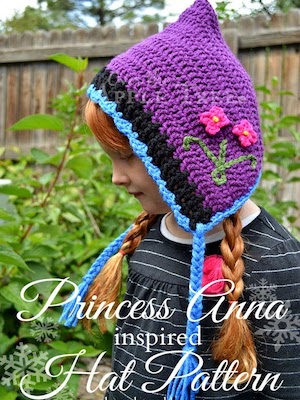 Princess Anna Inspired Hat Crochet Pattern by Over The Apple Tree