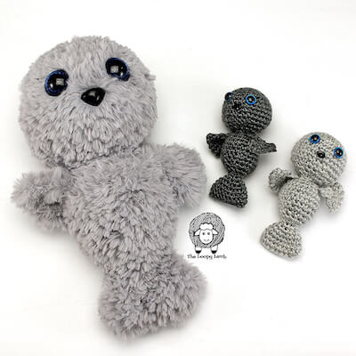 Salty, The Seal Crochet Pattern by The Loopy Lamb