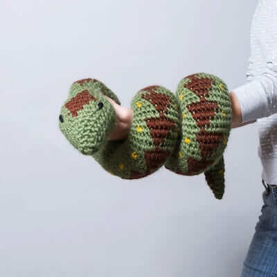 Sylvia, The Giant Snake Crochet Pattern by Wool Couture