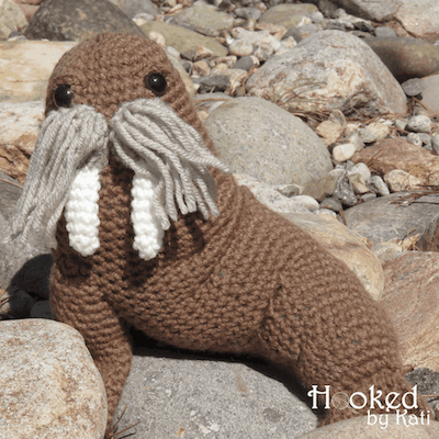 Walter, The Walrus Crochet Pattern by Hooked By Kati