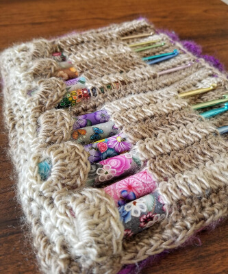 Cascading Crochet Hook Case Pattern by Crystalized Design