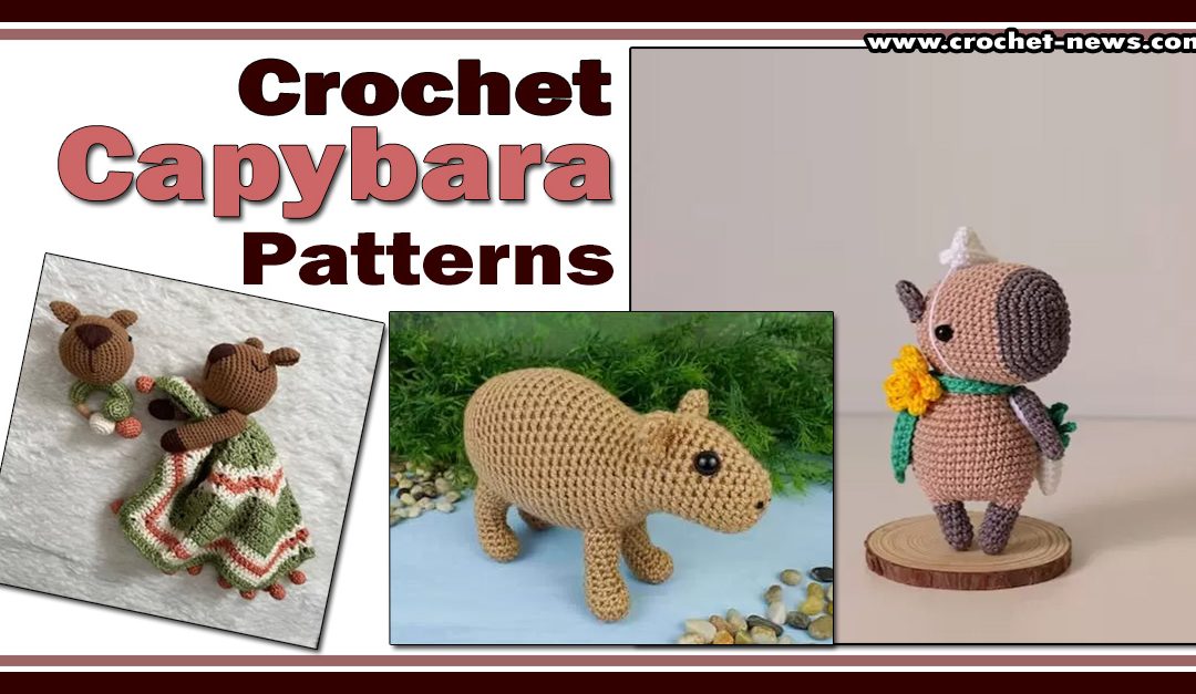 10 Crochet Capybara Patterns