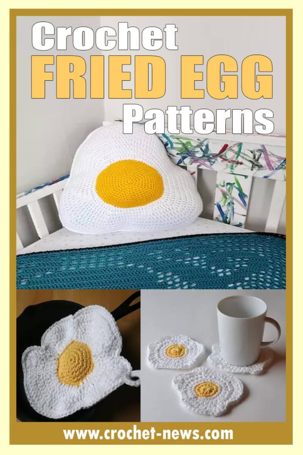 Crochet Fried Eggs Pattern