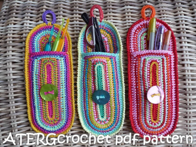 Crochet Hook Case Pattern by ATERG Crochet