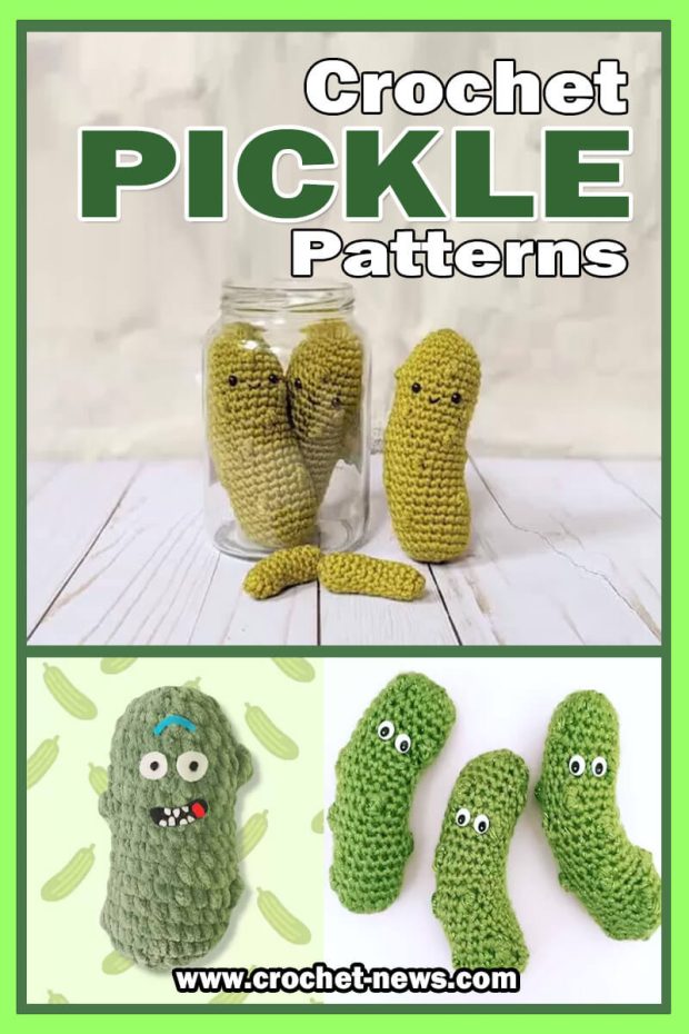 Crochet Pickle Cucumber 