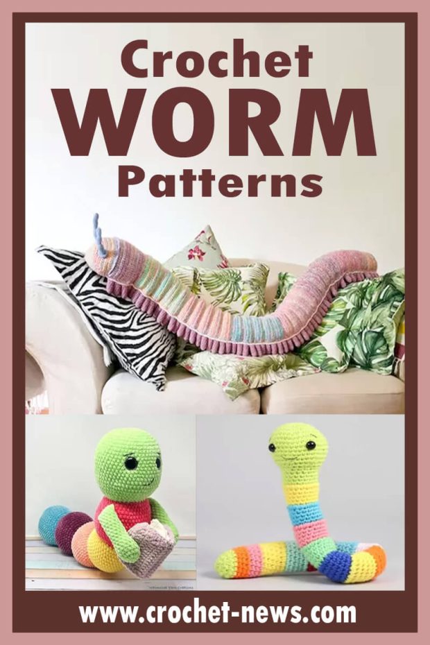 Crochet Worm Pattern 1