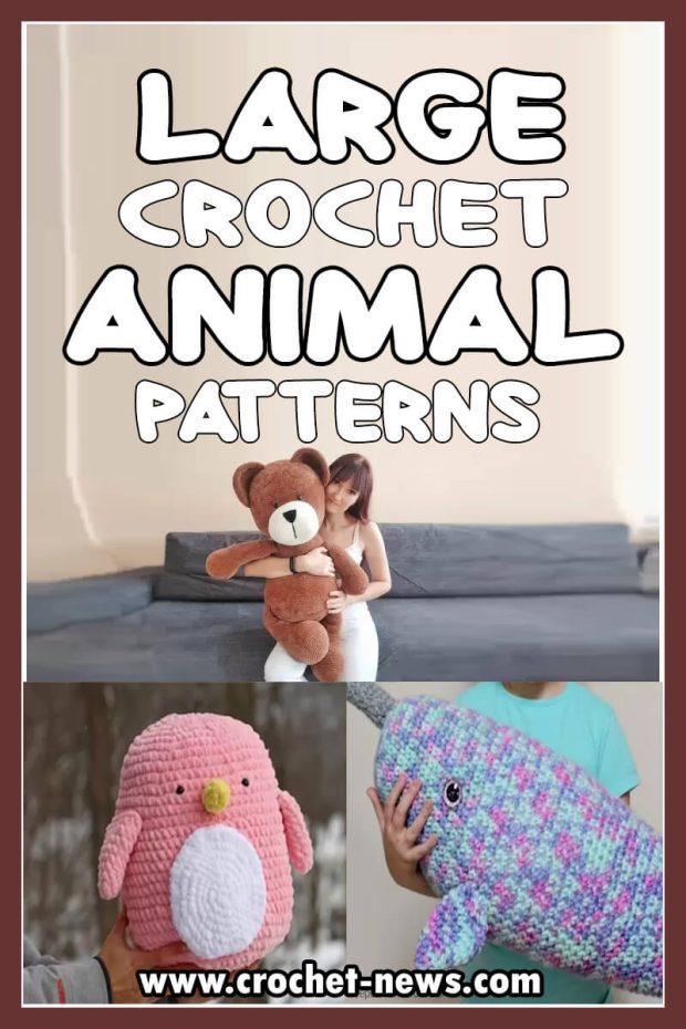 21 Large Crochet Animal Patterns Crochet News