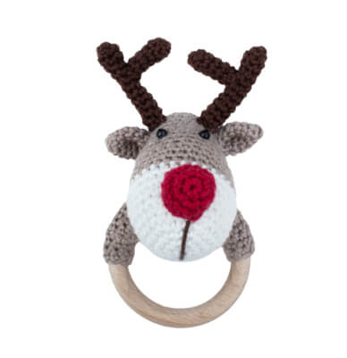 Reindeer Amigurumi Rattle Free Pattern By Stip & Haak