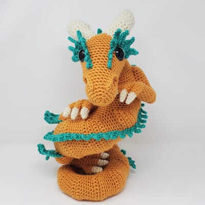 Charlie, The Celestial Dragon Crochet Pattern by Hooked By Kati
