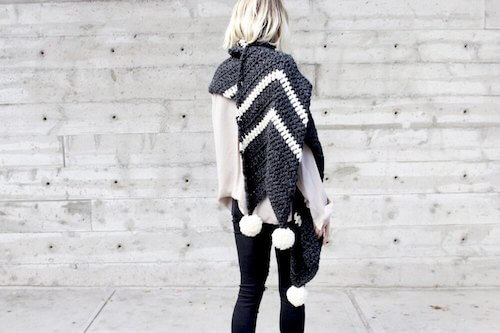 Columbia Chevron Super Scarf Crochet Pattern by Two Of Wands