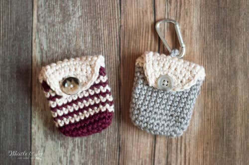 Crochet AirPods Pouch Pattern by Whistle & Ivy