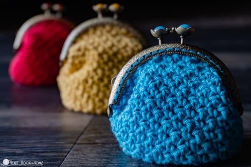 Classic Coin Pouch Crochet Pattern by Heart Hook Home