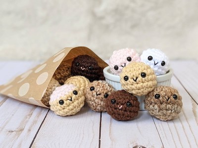 Crochet Donut Holes Pattern by Baby Cakes Studios