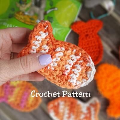 Crochet Fishy Fun Cat Toy Pattern by Angel Bunny Creations
