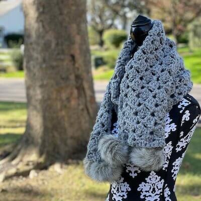 Drunken Granny Scarf Crochet Pattern by Debra Field