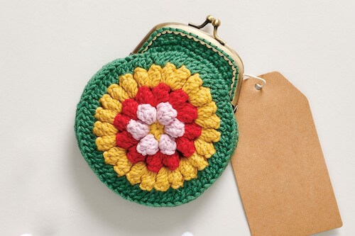 Crochet Coin Purse Free Pattern by Gwen McGannon
