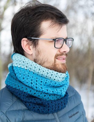 Kevin's Cowl Crochet Pattern by Haak Maar Raak