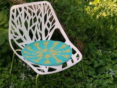 Soft Sunshine Chair Pad Crochet Pattern by Moogly