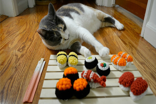 Sushi Crochet Pattern by Ami Amour